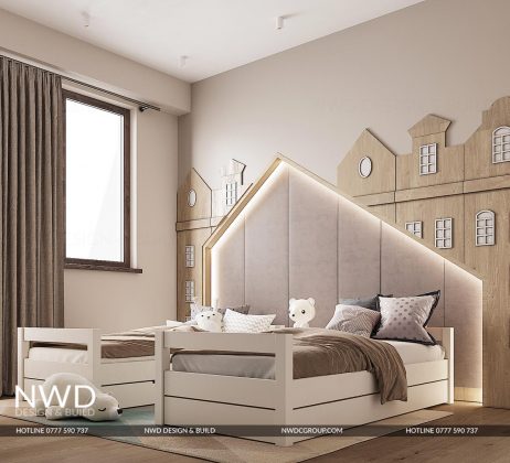 Thiết kế nội thất phòng ngủ em bé
