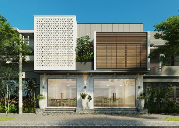 Thiết kế nhà phố kinh doanh