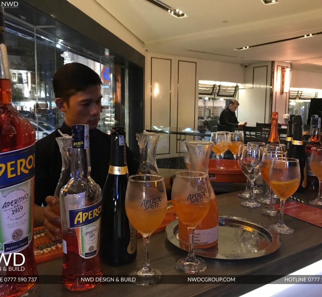 APEROL SPRITZ BAR - Thiết kế xây dựng
