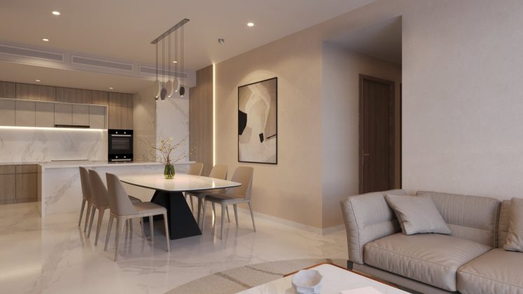 Thiết kế nội thất căn hộ Sunwah