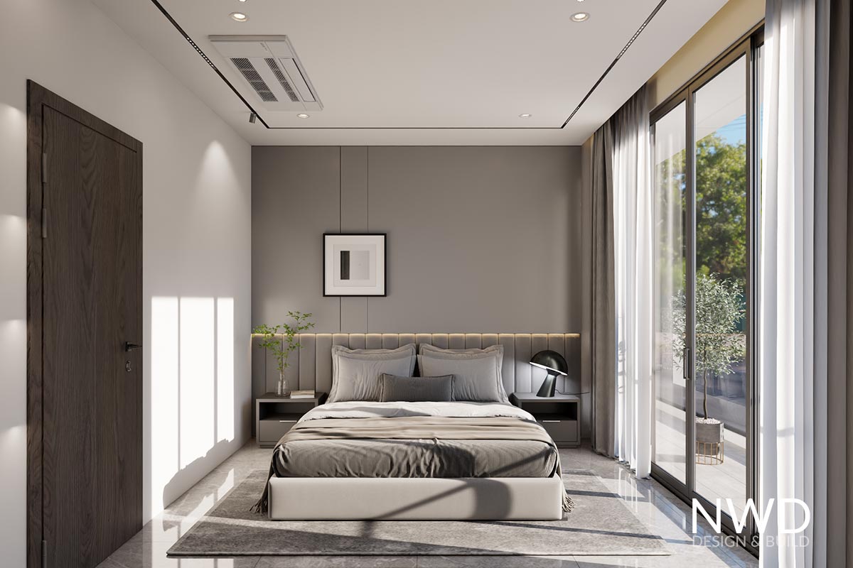 Phòng ngủ sử dụng LED chiếu sáng đầu giường
