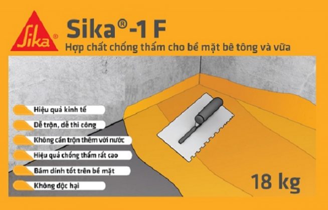 Đánh giá ưu và nhược điểm của vật liệu chống thấm Sika 1F