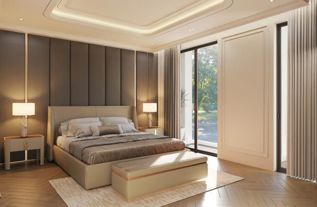 Thiết kế nội thất bán cổ điển pha lẫn hiện đại