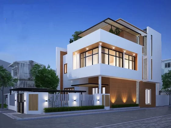 Chi phí xây nhà 2 mặt tiền