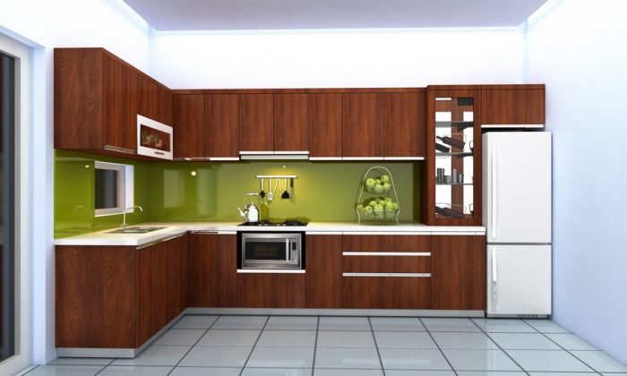 Lựa chọn vật liệu làm tủ bếp bằng mdf