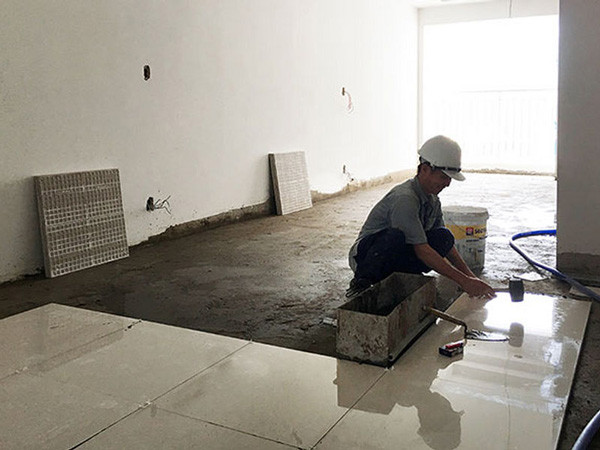 Thi công ốp lót gạch sàn