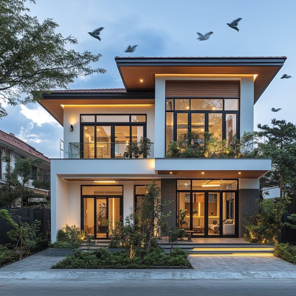 Kinh nghiệm xây dựng nhà phố đẹp tiết kiệm